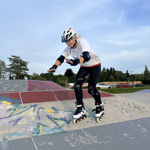 Nauka jazdy na rolkach w Olsztynie - Skatepark Podstawy